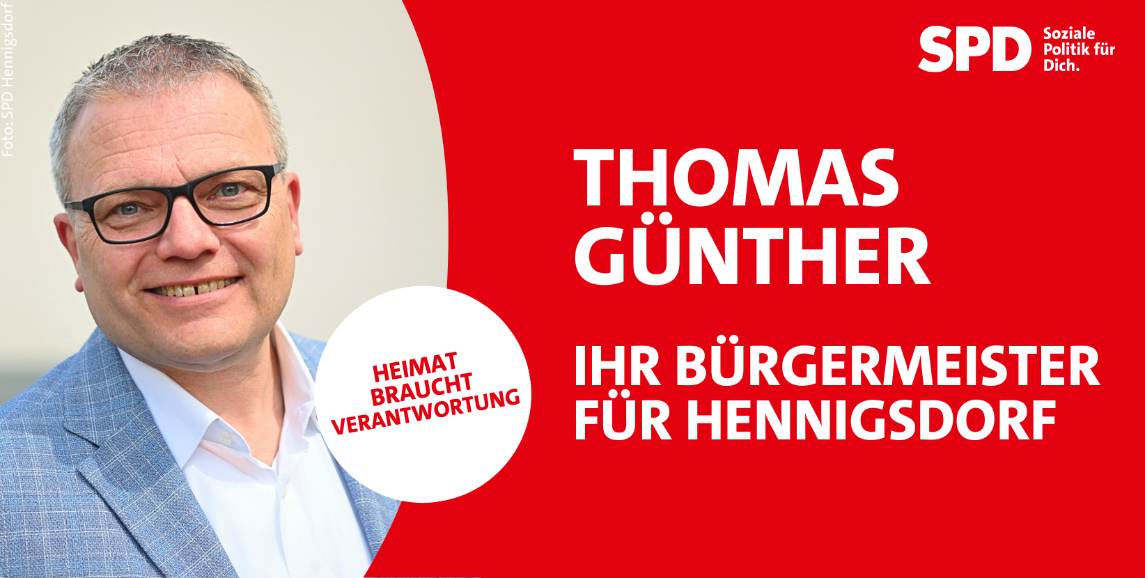 Thomas Günther. Ihr Bürgermeister für Hennigsdorf.